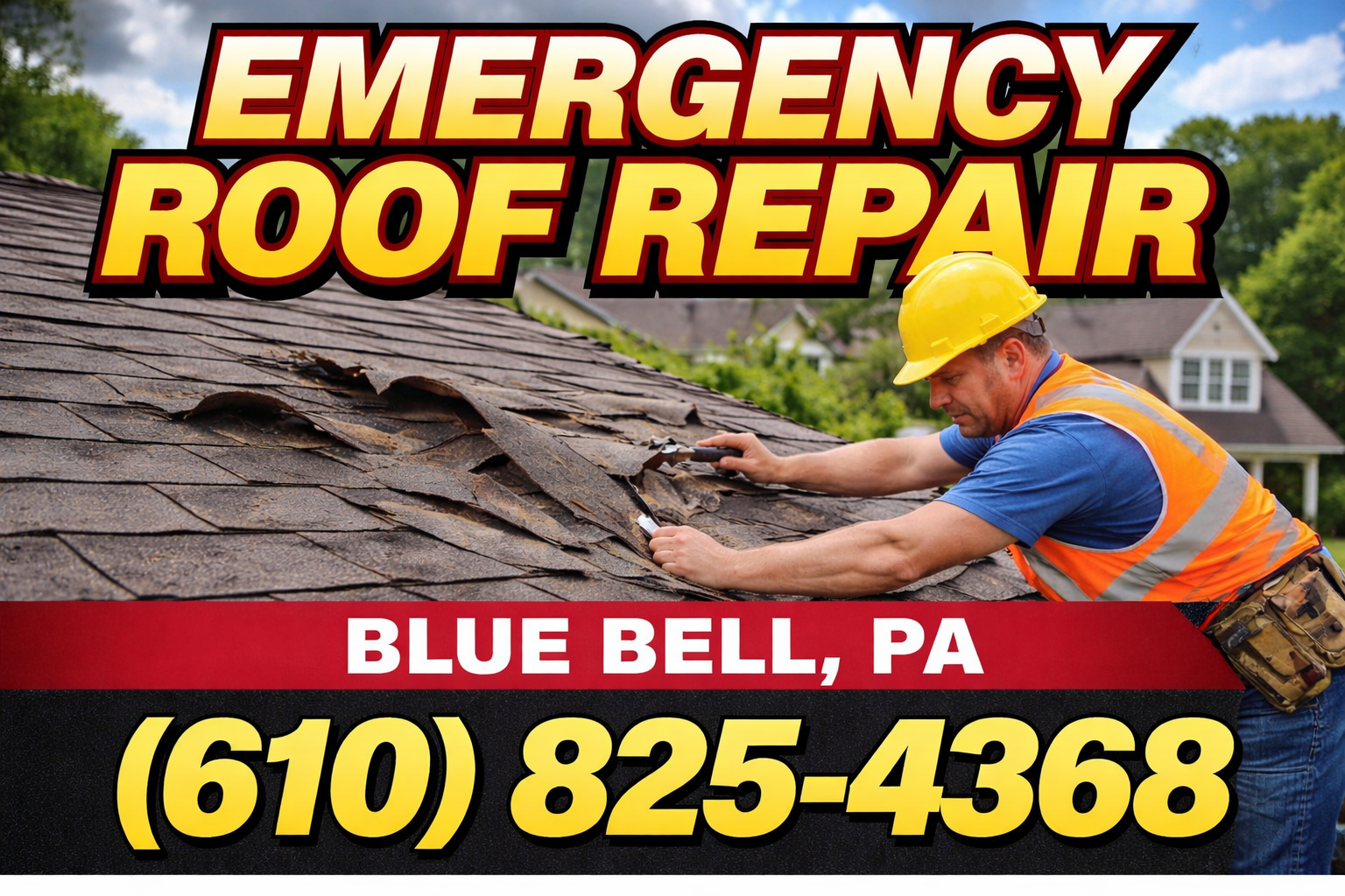 Emergency Roof Repair in Blue Bell