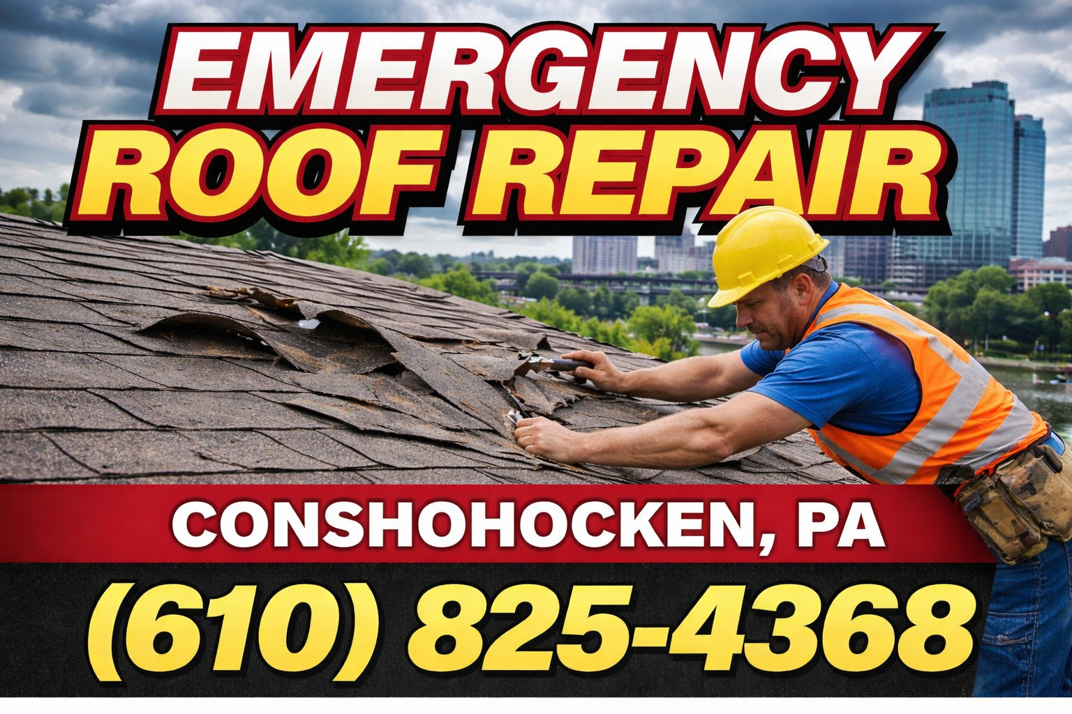 Emergency Roof Repair in Conshohocken