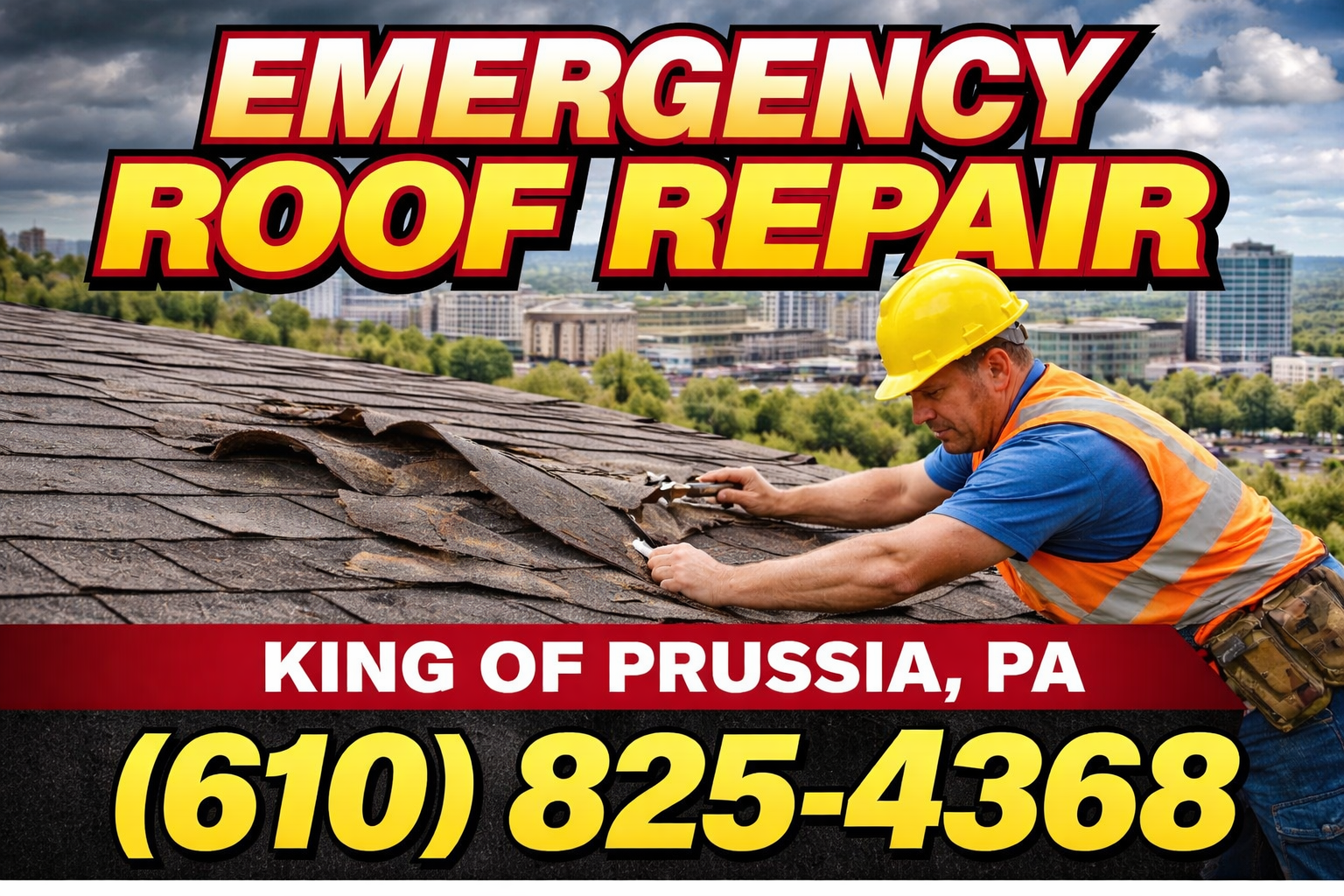 Emergency Roof Repair in King of Prussia