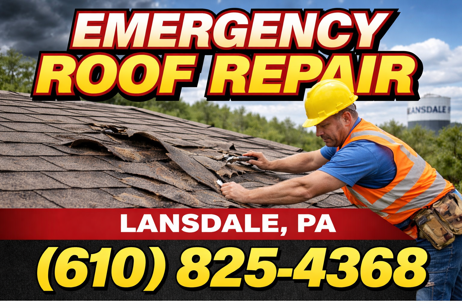 Emergency Roof Repair in Lansdale