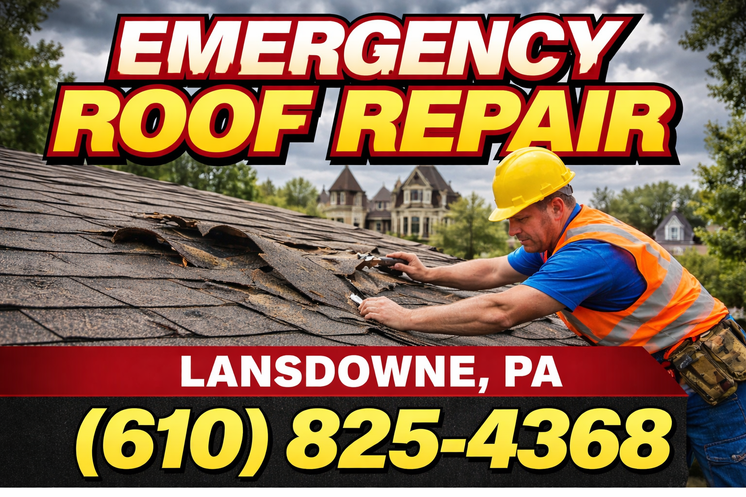 Emergency Roof Repair in Lansdowne
