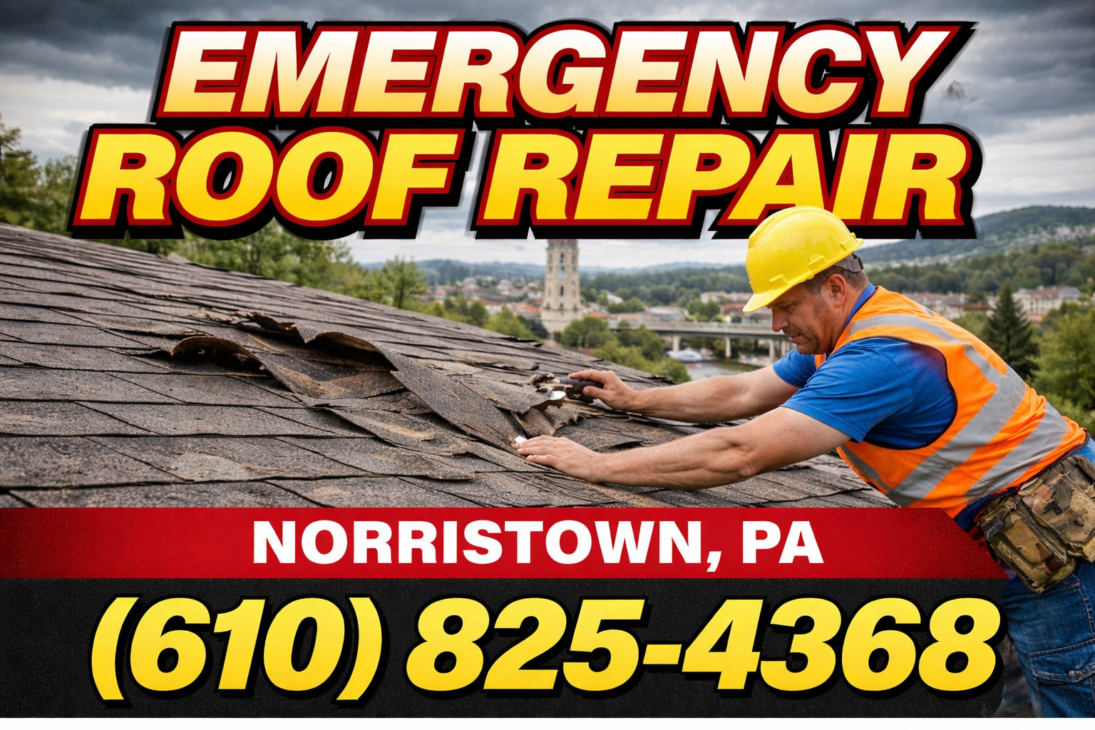 Emergency Roof Repair in Norristown