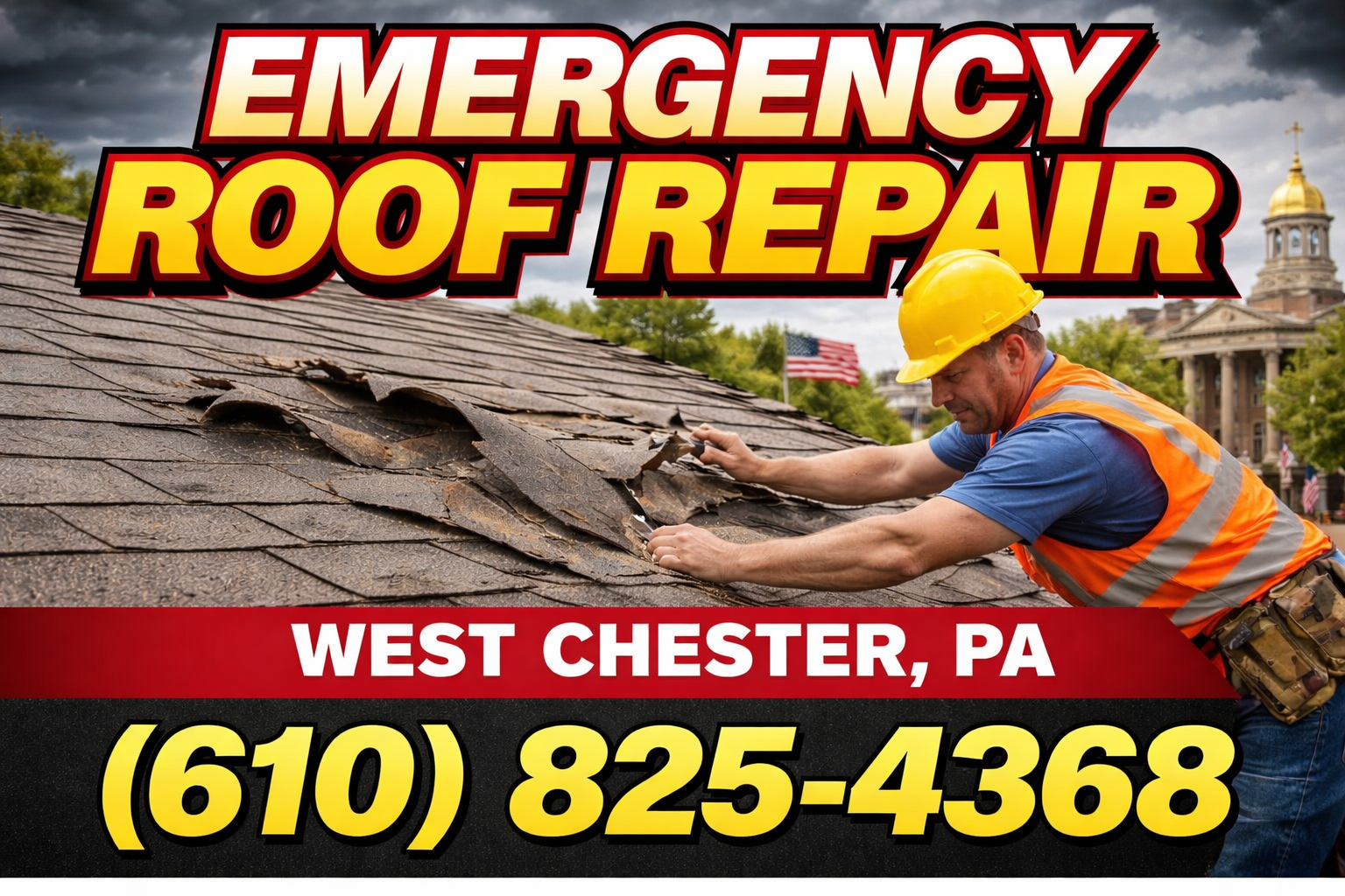 Emergency Roof Repair in West Chester