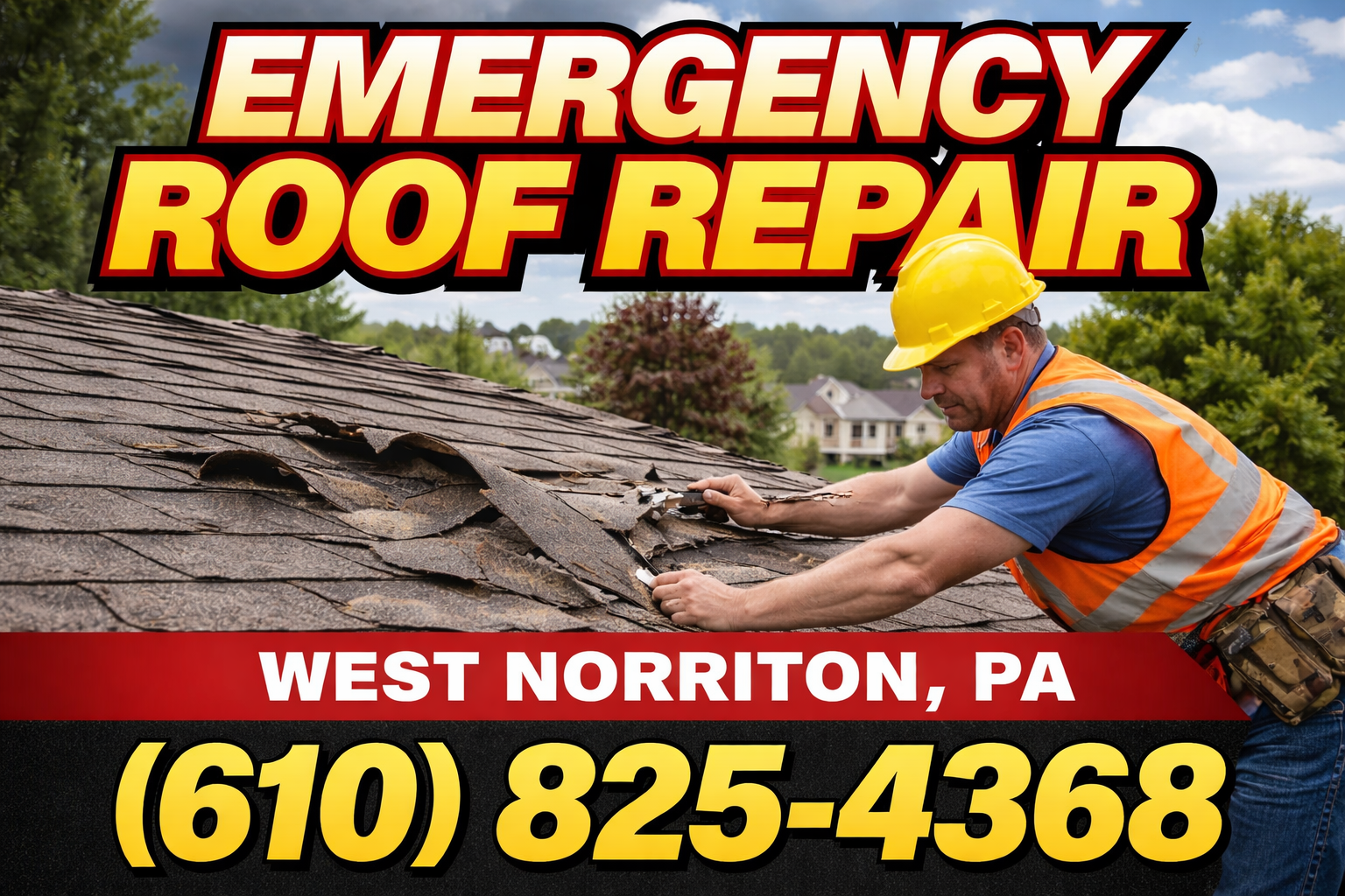 Emergency Roof Repair in West Norriton
