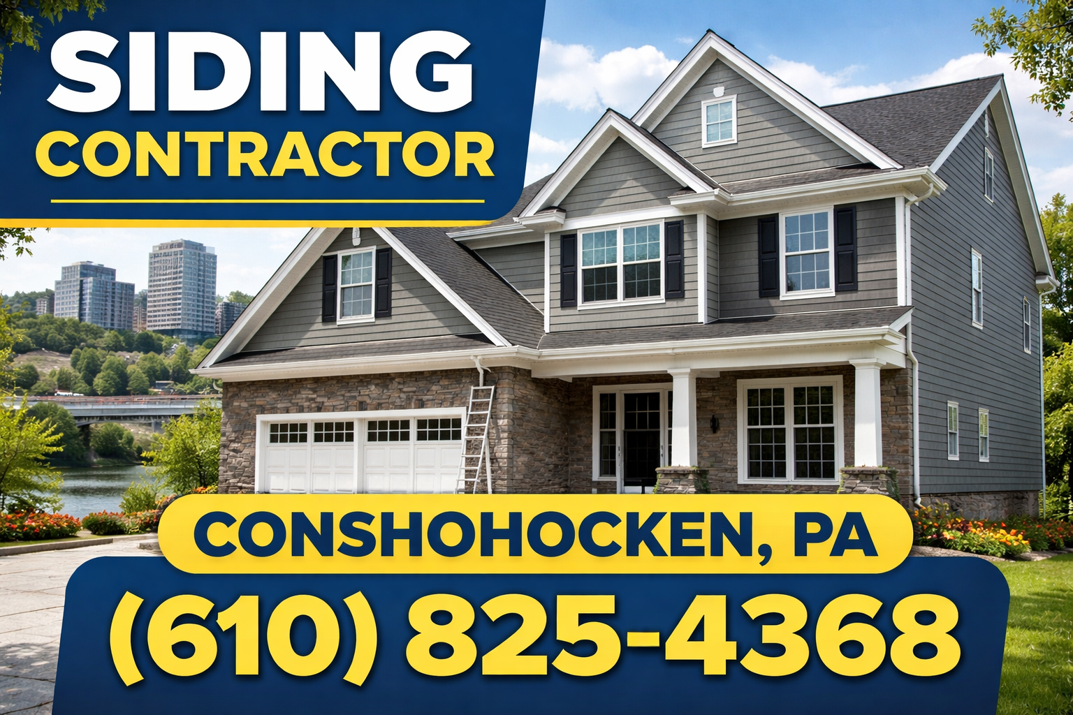 Top Siding Contractor in Conshohocken—We Come Right to Your Home
