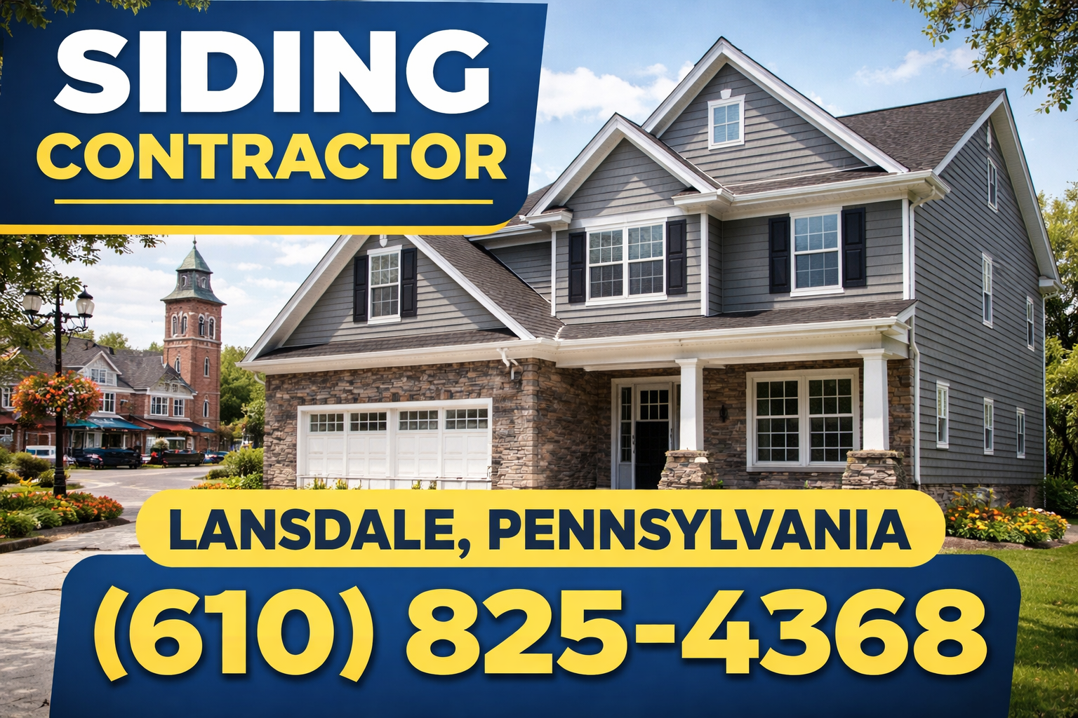 Get Professional Siding Contractor Service in Lansdale—We Come Right to Your Home