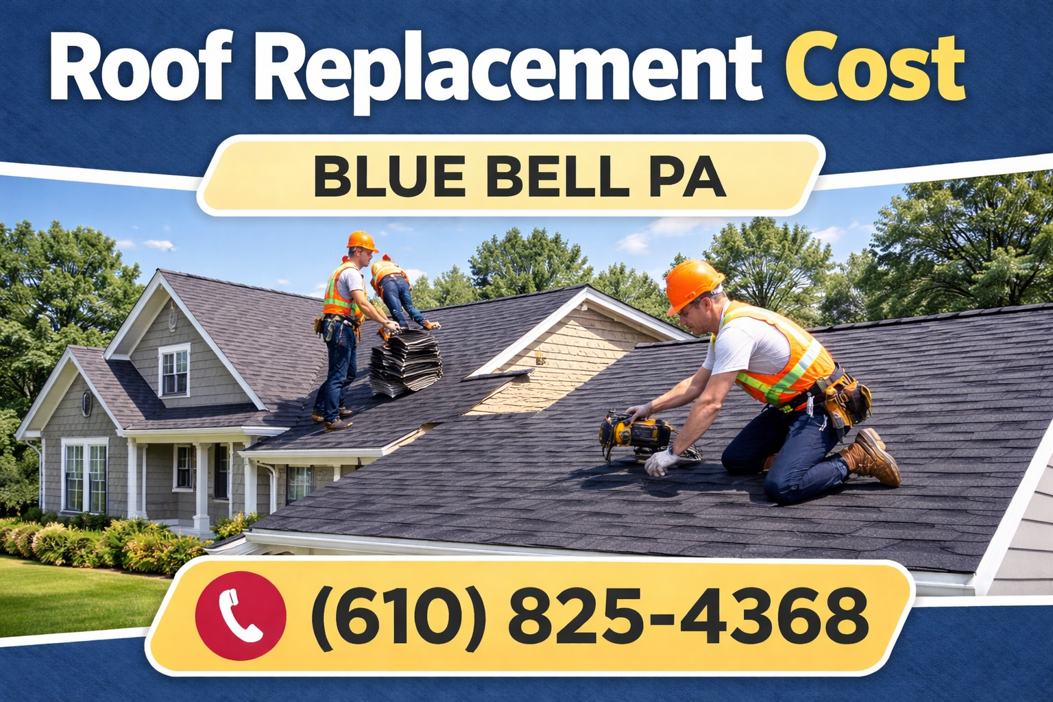 Roof Replacement Cost in Blue Bell