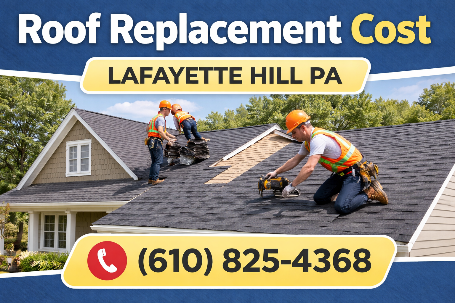 Roof Replacement Cost in Lafayette Hill