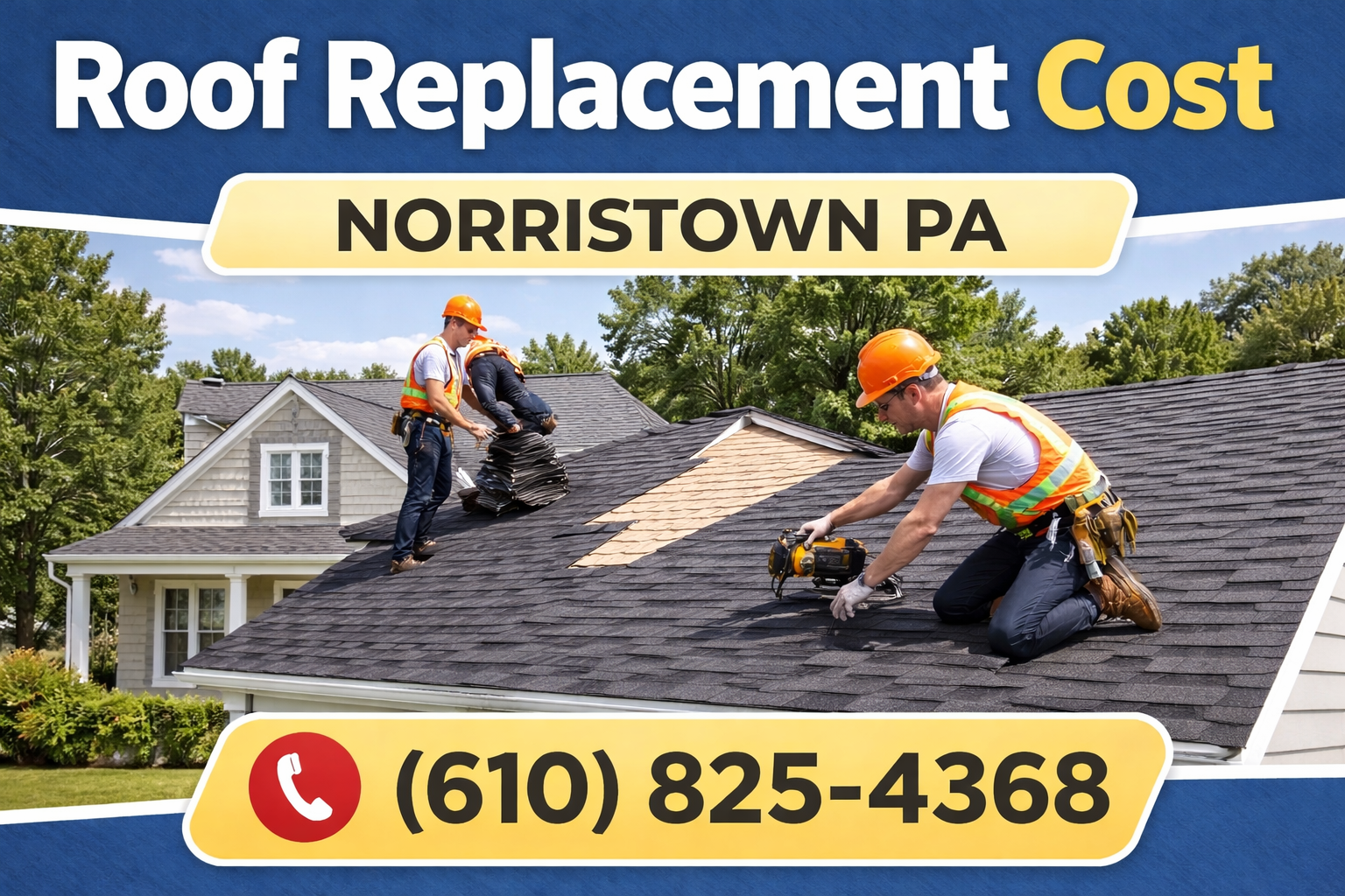 Roof Replacement Cost in Norristown